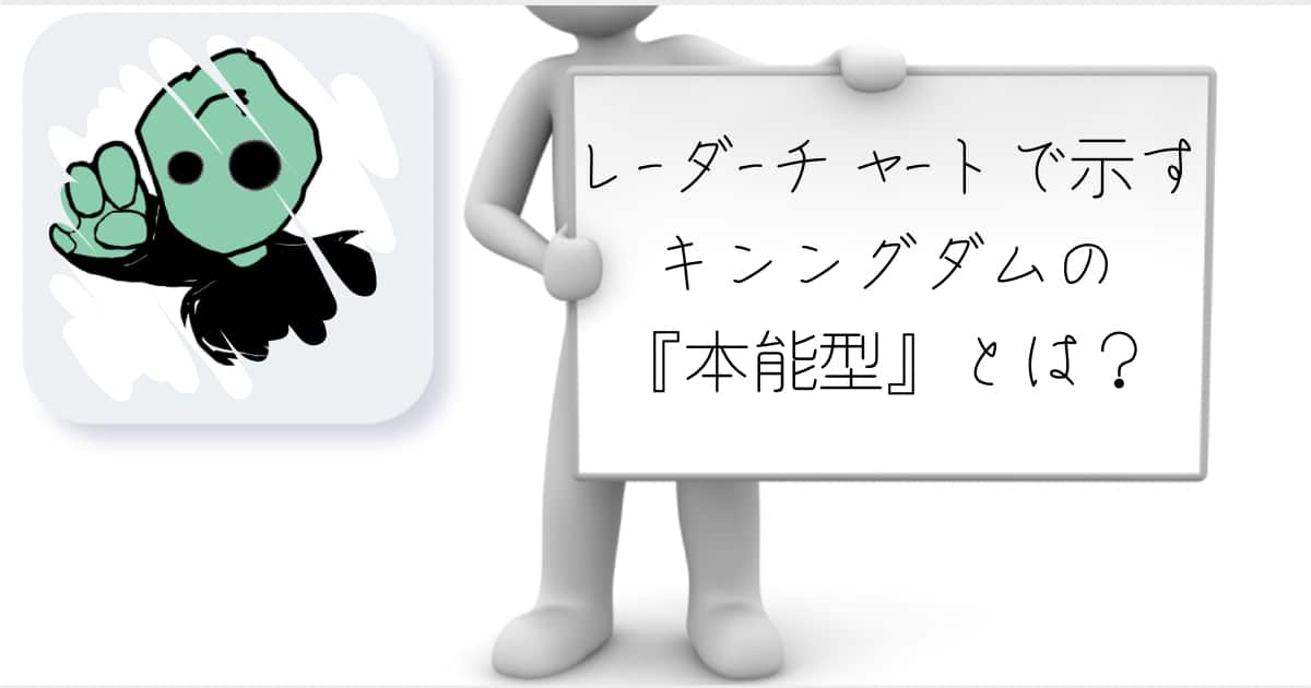 自己分析　レーダーチャート　キングダム　本能型　スキル